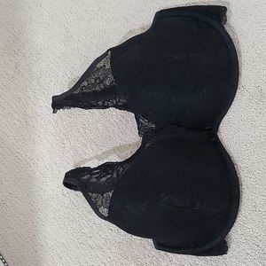 Le Mystere Black Lace Bra 34E LIKE NEW!